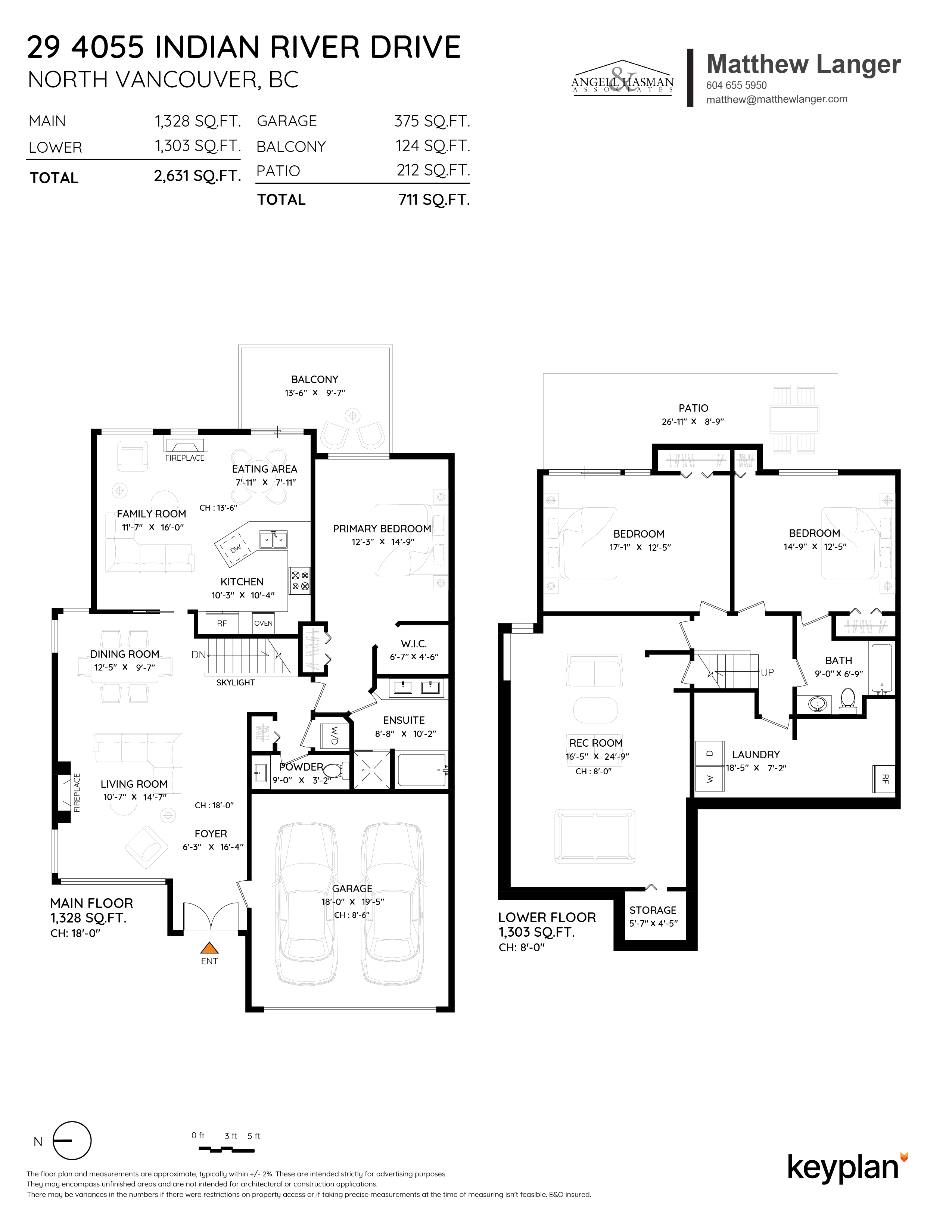 Floor plan — 4055 Indian River Drive #29, North Vancouver